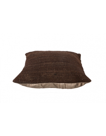Vintage Handmade Brown Kilim Pillow