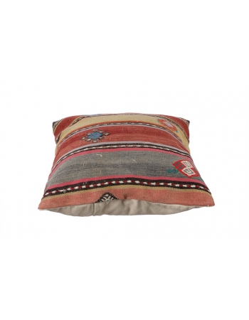 Vintage Striped Kilim Pillow Cover