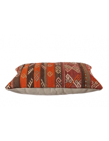 Vintage Embroidered Kilim Pillow Cover