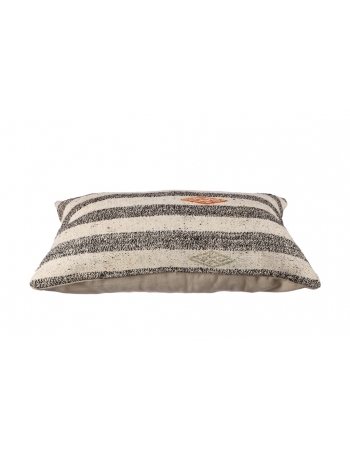 Striped Vintage Kilim Pillow Cover