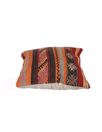 Vintage Embroidered Kilim Pillow Cover