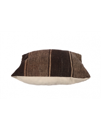 Brown Vintage Kilim Pillow Cover