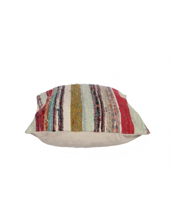 Striped Colorful Kilim Pillow Cover