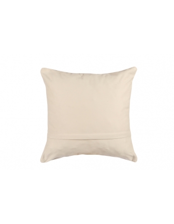 Vintage White & Gray Kilim Pillow