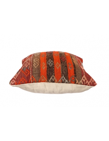 Embroidered Vintage Kilim Pillow Cover