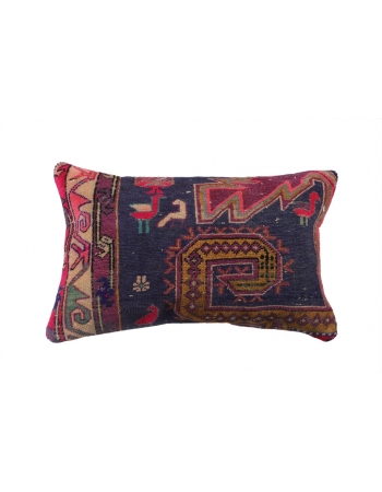 Blue & Pink Decorative Pillow Cover