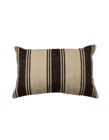 Brown & Ivory Kilim Pillow Cover