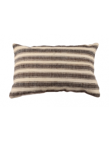 Brown & Ivory Kilim Pillow Cover