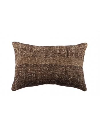 Brown Vintage Kilim Pillow Cover