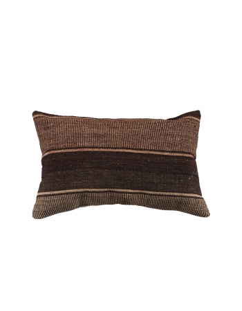 Brown Vintage Kilim Pillow Cover