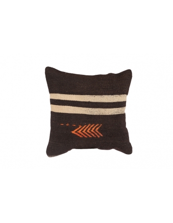 Brown Vintage Kilim Pillow Cover