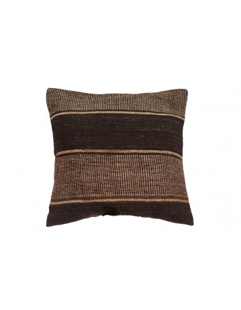 Brown Vintage Kilim Pillow Cover