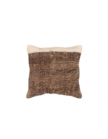 Brown Vintage Kilim Pillow Cover