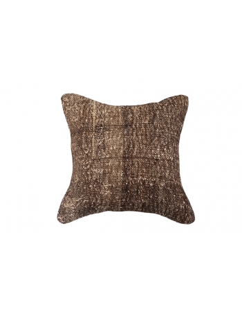 Brown Vintage Kilim Pillow Cover