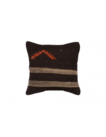 Brown Vintage Kilim Pillow Cover