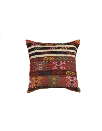 Embroidered Turkish Kilim Pillow Cover
