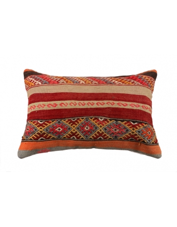 Embroidered Vintage Kilim Pillow Cover