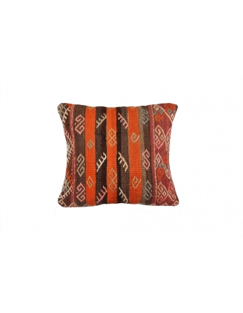 Embroidered Vintage Kilim Pillow Cover