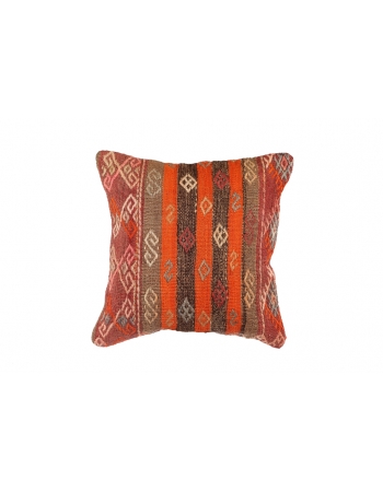 Embroidered Vintage Kilim Pillow Cover