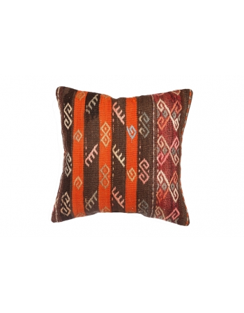 Embroidered Vintage Kilim Pillow Cover