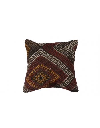 Embroidered Vintage Kilim Pillow Cover