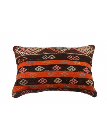 Embroidered Vintage Kilim Pillow Cover