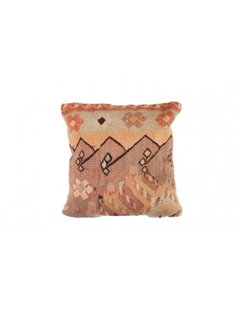 Faded Vintage Kilim Pillow Cover