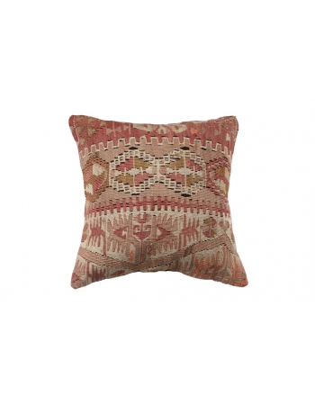 Faded Vintage Kilim Pillow Cover