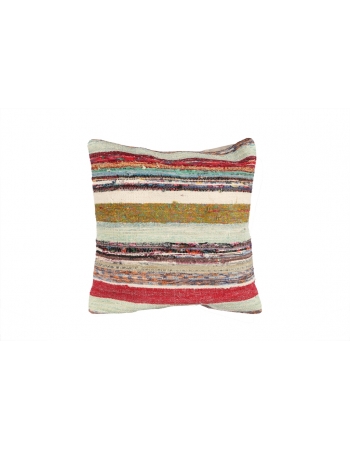 Striped Colorful Kilim Pillow Cover