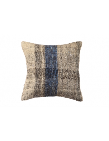 Vintage Blue & Gray Kilim Pillow