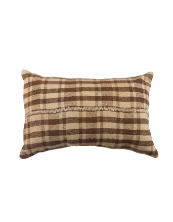 Vintage Brown & Ivory Kilim Pillow