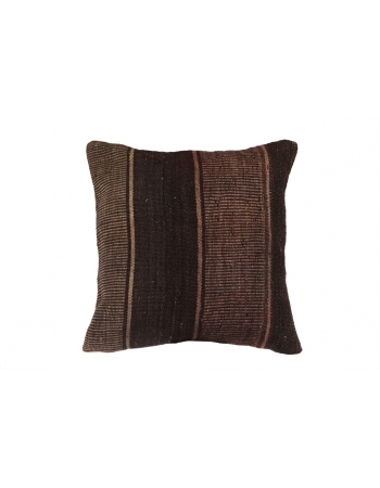 Vintage Brown Kilim Pillow