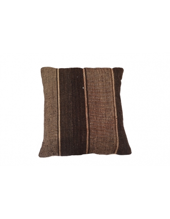 Vintage Brown Kilim Pillow