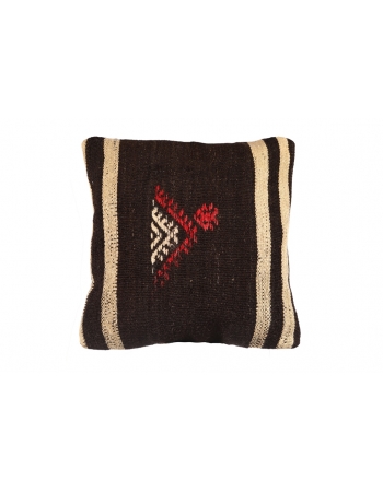 Vintage Brown Kilim Pillow