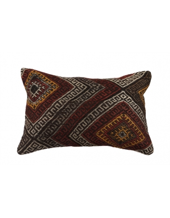 Vintage Embroidered Kilim Pillow Cover