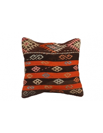 Vintage Embroidered Kilim Pillow Cover