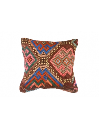 Vintage Embroidered Kilim Pillow Cover