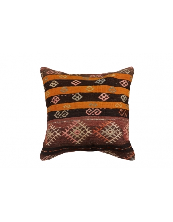 Vintage Embroidered Kilim Pillow Cover