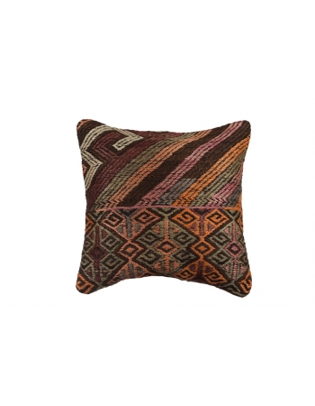 Vintage Embroidered Kilim Pillow Cover