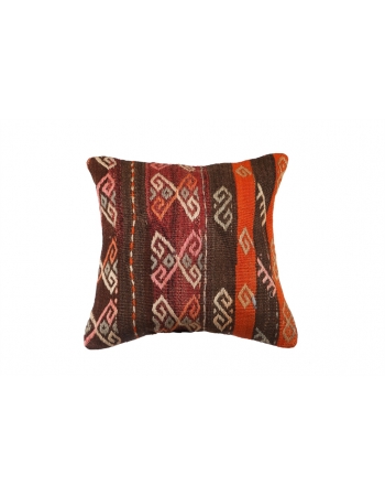 Vintage Embroidered Kilim Pillow Cover