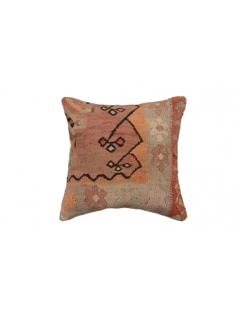 Vintage Faded Kilim Pillow Cover