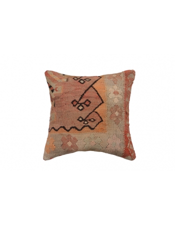 Vintage Faded Kilim Pillow Cover