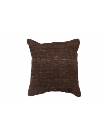 Vintage Handmade Brown Kilim Pillow