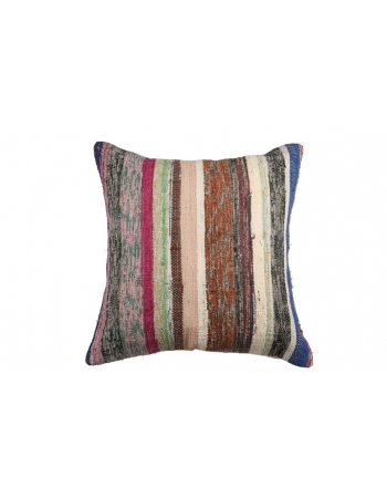 Vintage Striped Kilim Pillow Cover