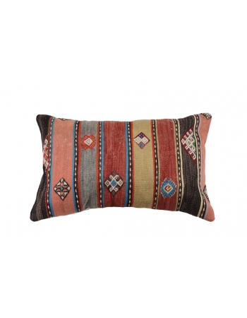 Vintage Striped Kilim Pillow Cover