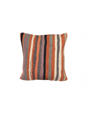 Vintage Striped Kilim Pillow Cover