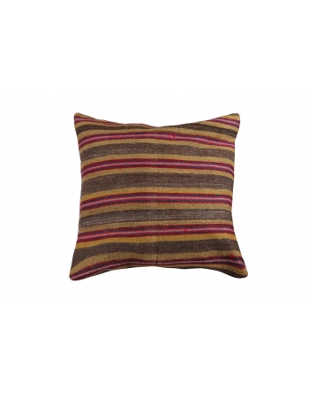 Vintage Striped Kilim Pillow Cover