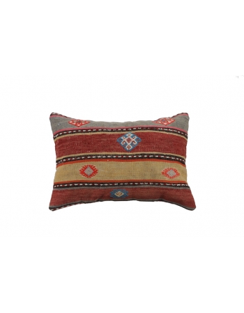 Vintage Turkish Kilim Pillow Cover