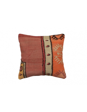 Vintage Turkish Kilim Pillow Cover