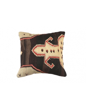 Vintage Turkish Kilim Pillow Cover